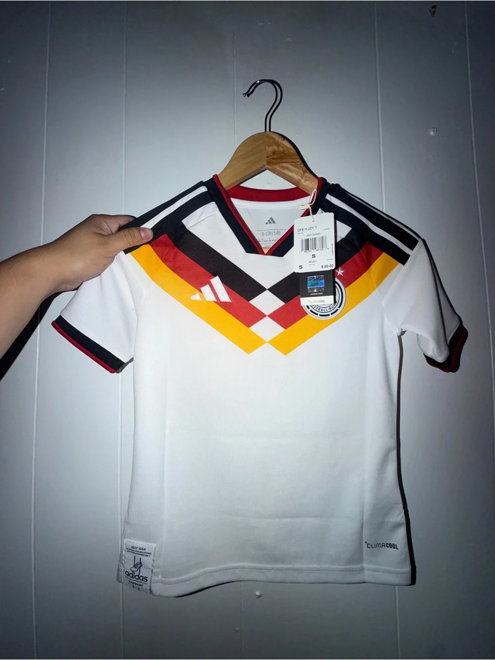 Kids Germany jersey Size S (9-10Y)